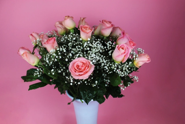 Copa con 24 Rosas