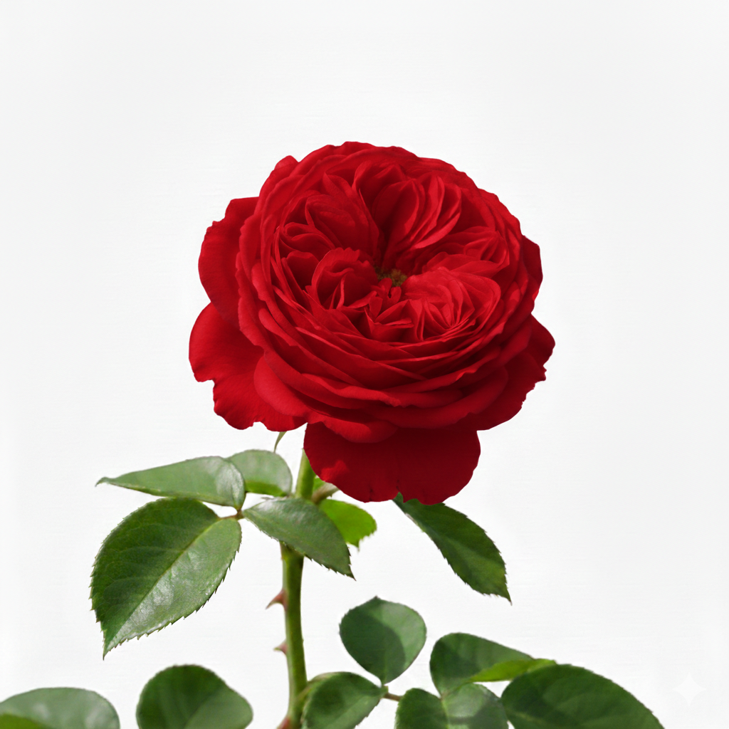 Rosa inglesa roja